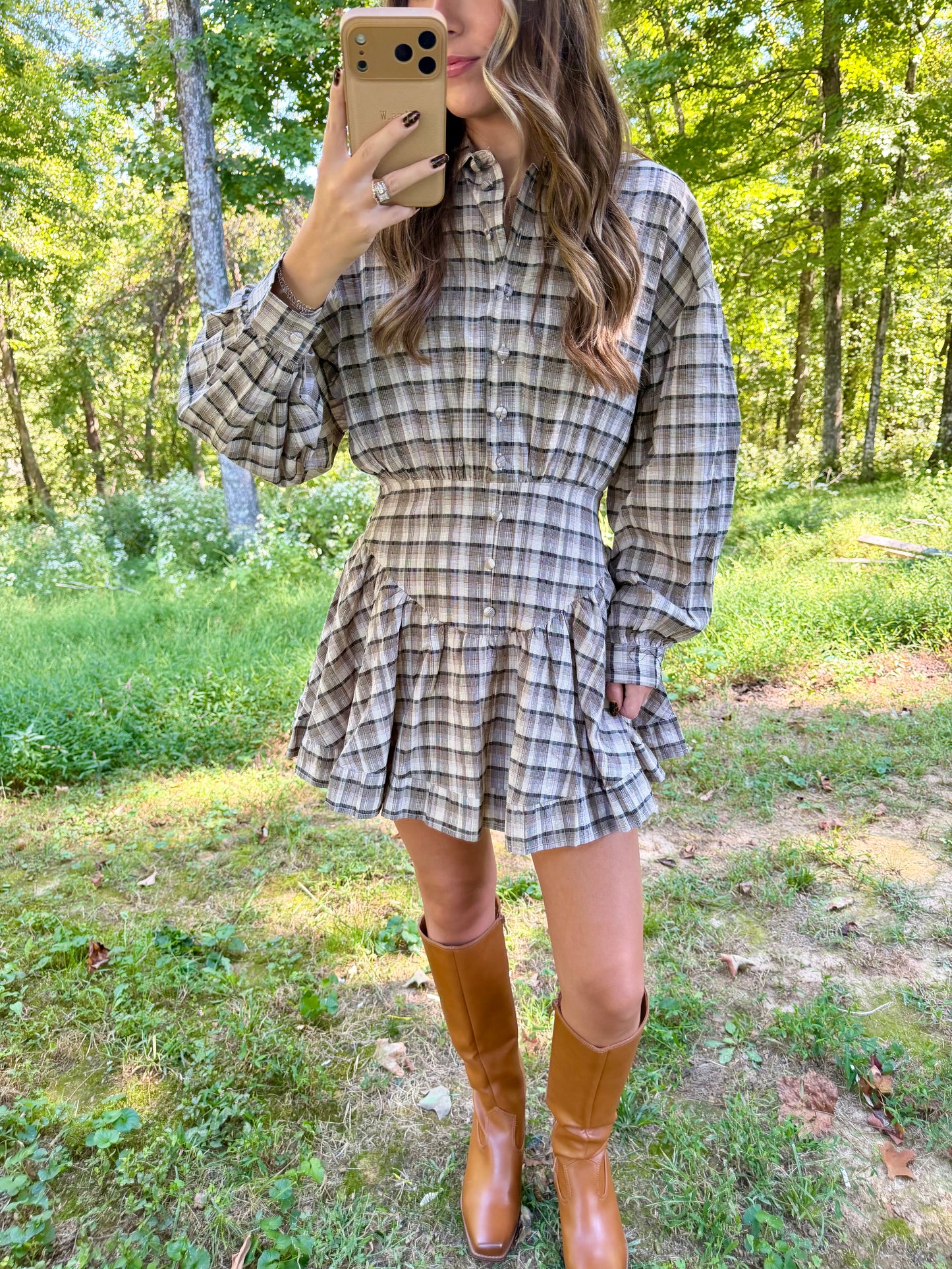 THE GOLDEN PLAID MINI