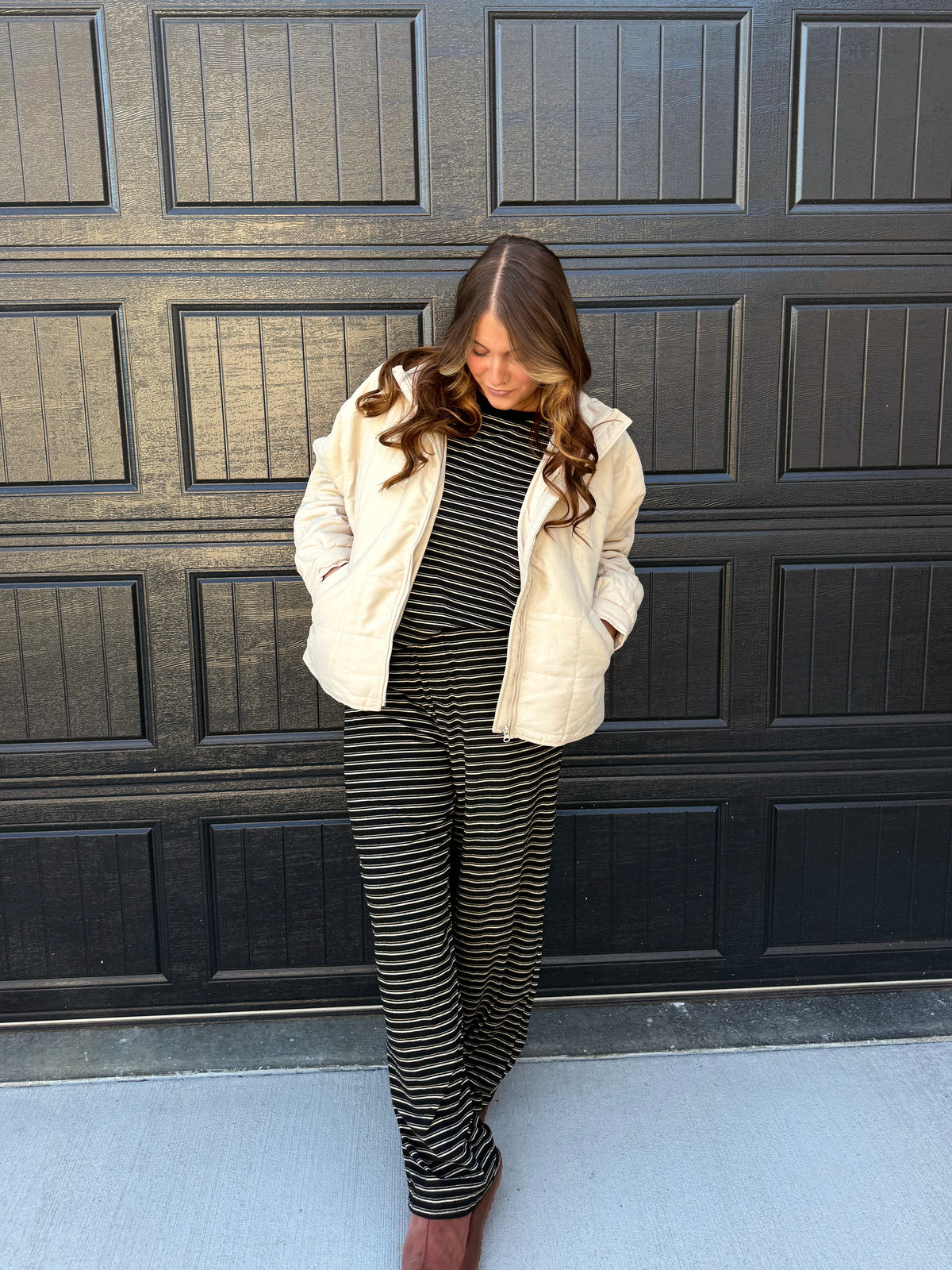 THE FIRST FROST PUFFER - BEIGE