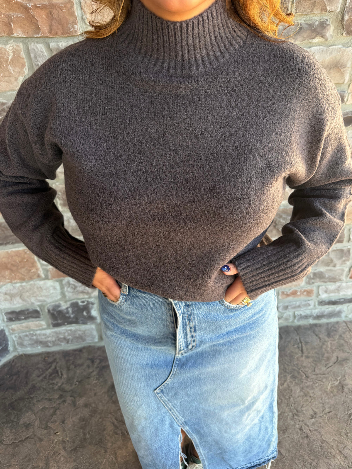 CHARCOAL THEORY SWEATER