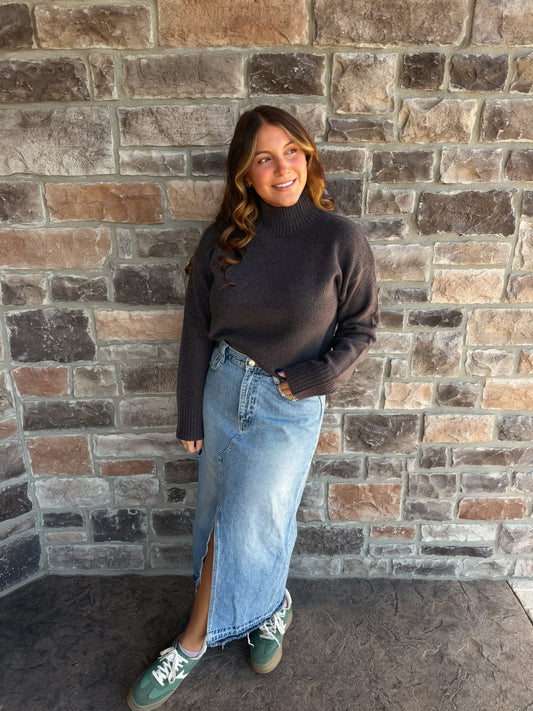 CHARCOAL THEORY SWEATER