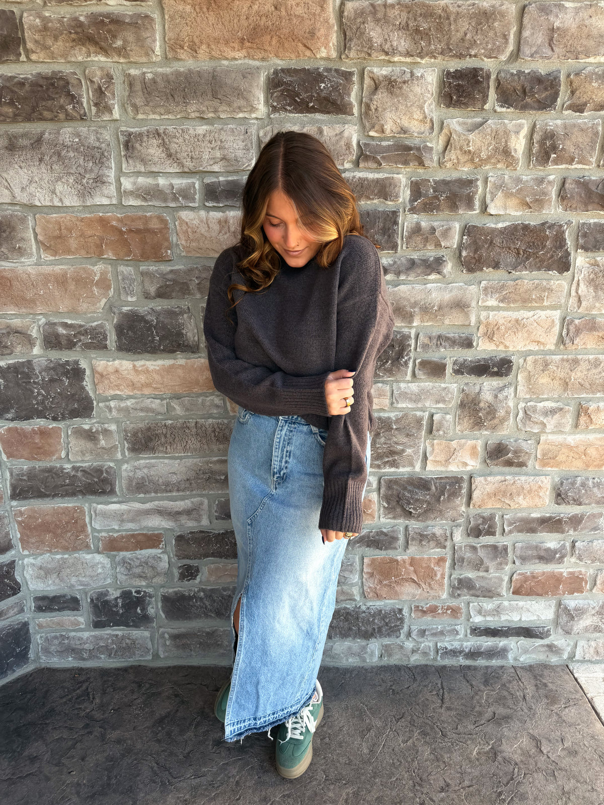CHARCOAL THEORY SWEATER