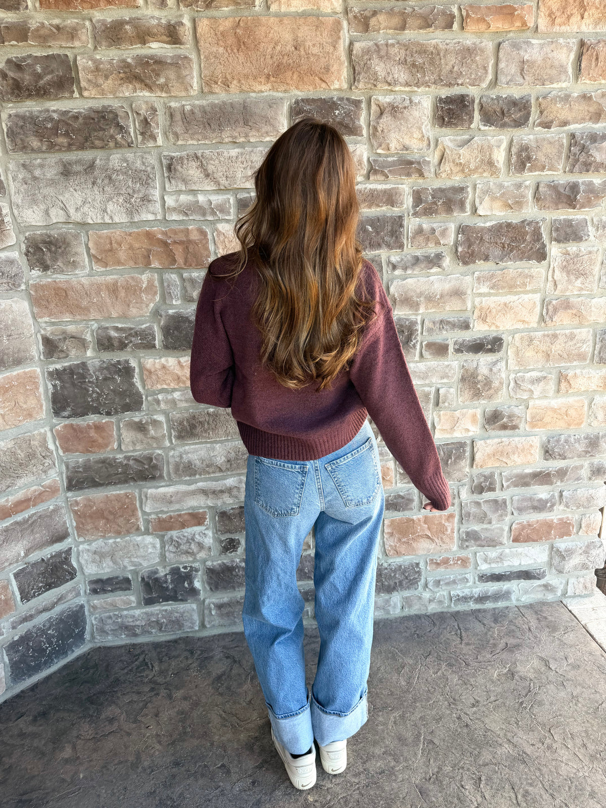 BURGUNDY THEORY SWEATER