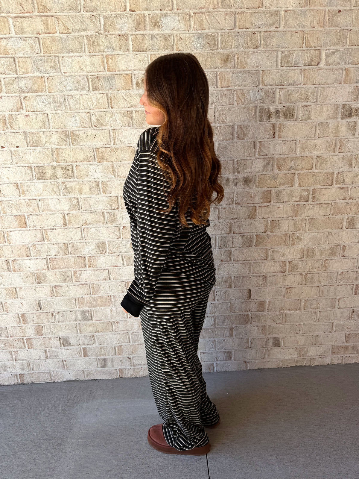 BETTER IN STRIPES SET- BLACK
