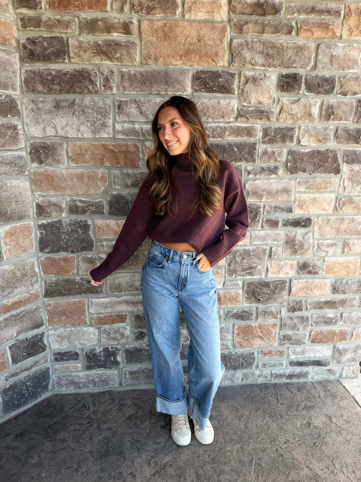 BURGUNDY THEORY SWEATER